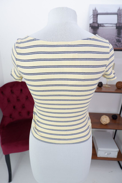 Футболка Monki в полоску 42 размер