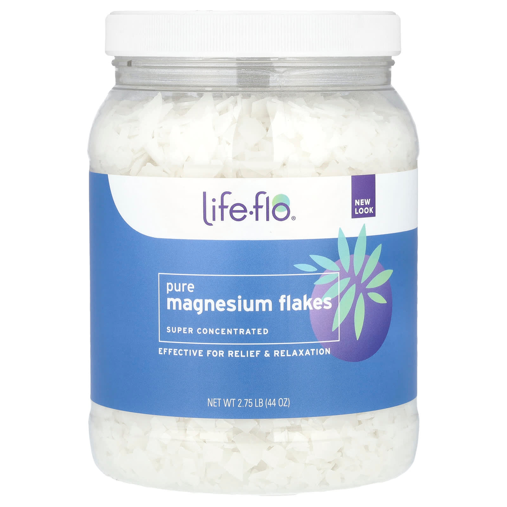 Life-flo, Хлопья чистого магния, суперконцентрированные, 2,75 фунта (44 унции)