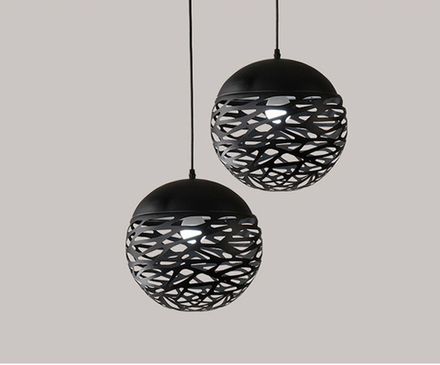 Pendant design lamp Kelly Cluster by Studio Italia Design (Black/sphere)
