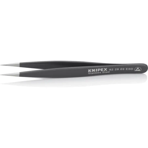 Пинцет для прецизионных работ, антистатический 130 мм Knipex 92 28 69 ESD