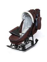 Санки-коляска Pikate Снеговик