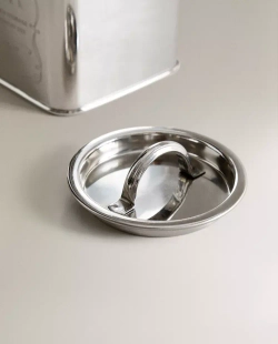 ZARA HOME КОНТЕЙНЕР ДЛЯ ХРАНЕНИЯ ИЗ НЕРЖАВЕЮЩЕЙ СТАЛИ, СТАЛЬНОЙ