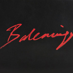 Balenciaga Cow Leather Clutch Regular Men"s Black