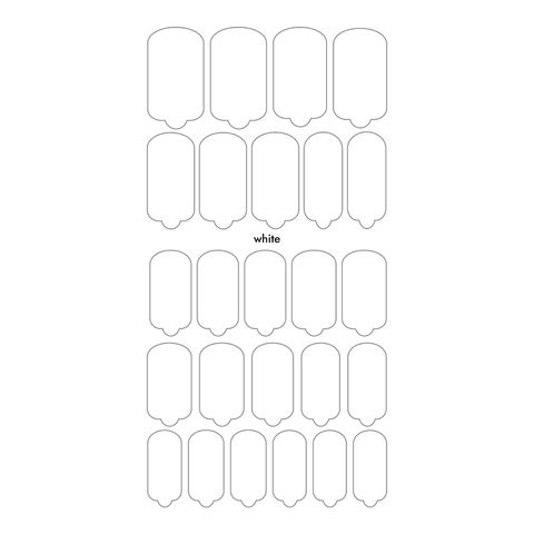 ПЛЕНКИ NAIL WRAPS WHITE