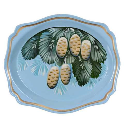 Zhostovo metal tray A3D280225226