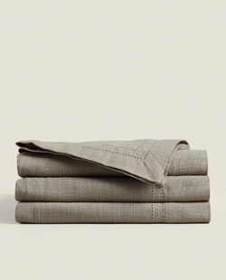 Zara Home скатерть из хлопка, ажурная отделка, 250 170 см