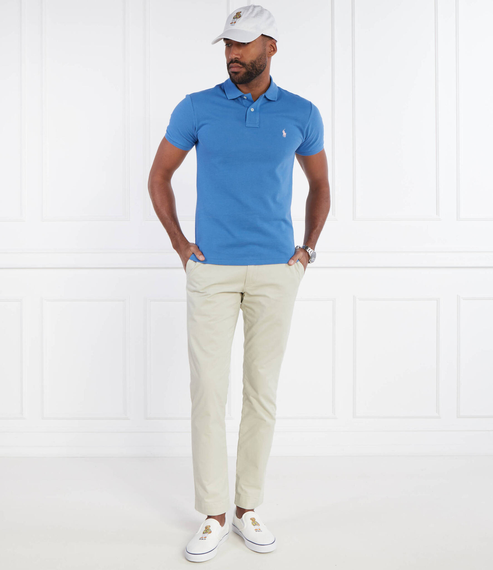 Поло Basic Mesh POLO RALPH LAUREN - голубой(710536856)