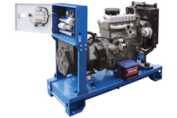 Дизельный генератор ТСС ЭД-30-Т400 в погодозащитном кожухе на прицепе