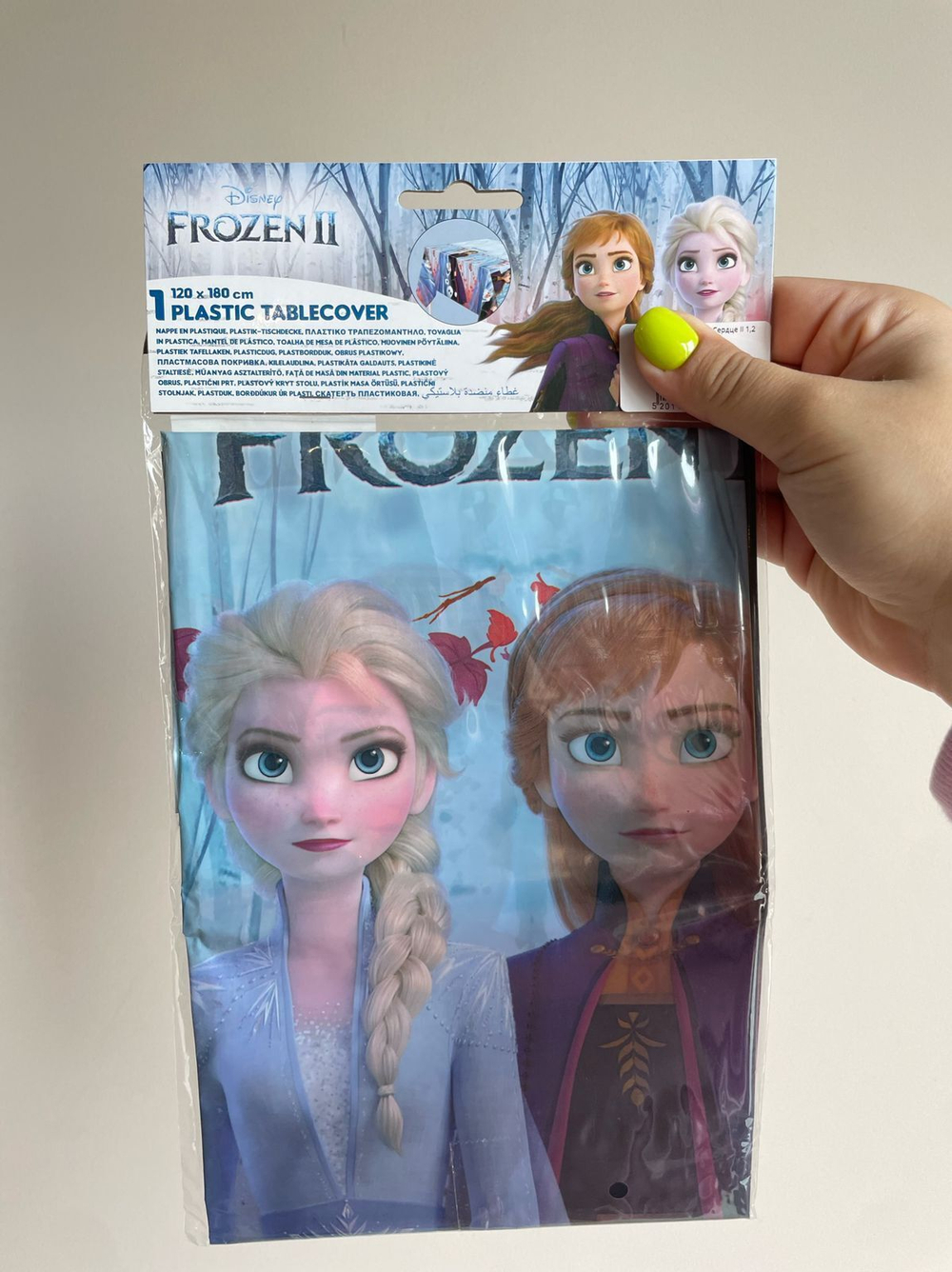 Скатерть п/э Холодное Сердце II 1,2 х 1,8 м, 1шт.