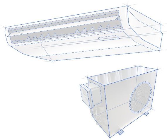Напольно-потолочный кондиционер VENTEX Fc-5000