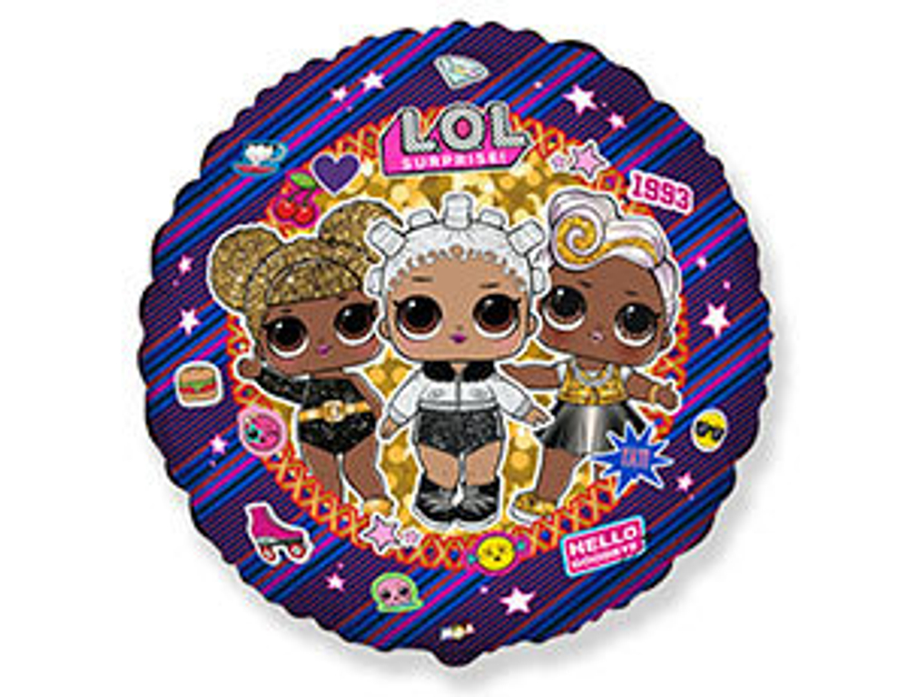 Шар фольга 18" "Куклы ЛОЛ"
