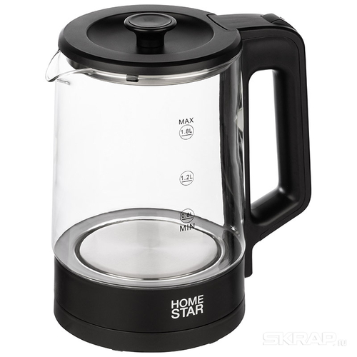 Чайник HOMESTAR HS-1008 черный (107010)