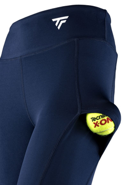 Leginsy Tecnifibre 7/8 - небесный