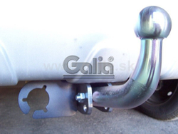 Фаркоп оцинкованный Galia D040A для Renault Sandero 2009-2014, Sandero Stepway 2010-2014(паспорт и сертификат в комплекте)(без электрики)