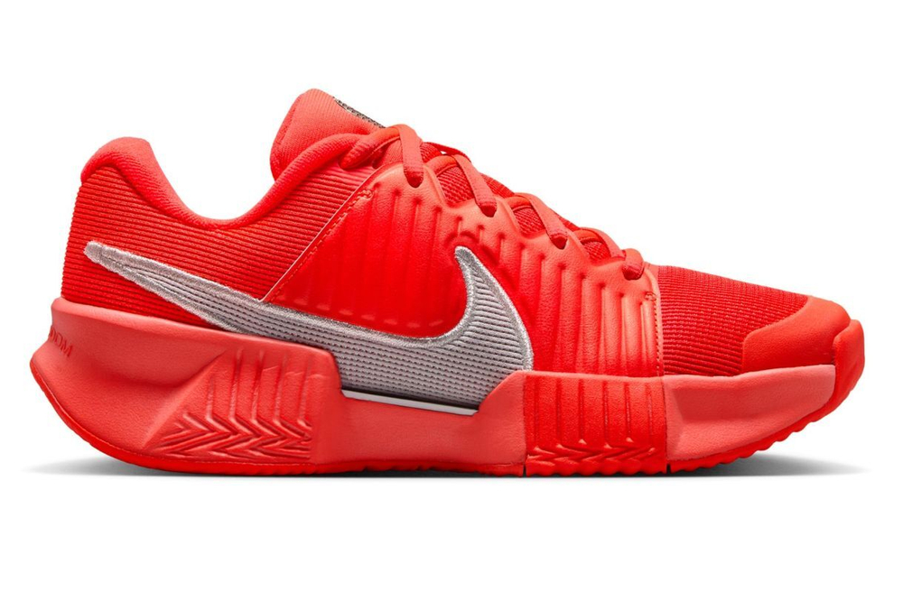 Женские Кроссовки теннисные Nike Zoom GP Challenge Pro Clay Premium - bright crimson/metallic silver