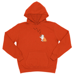 Толстовка "Английский бульдог с бабочками"