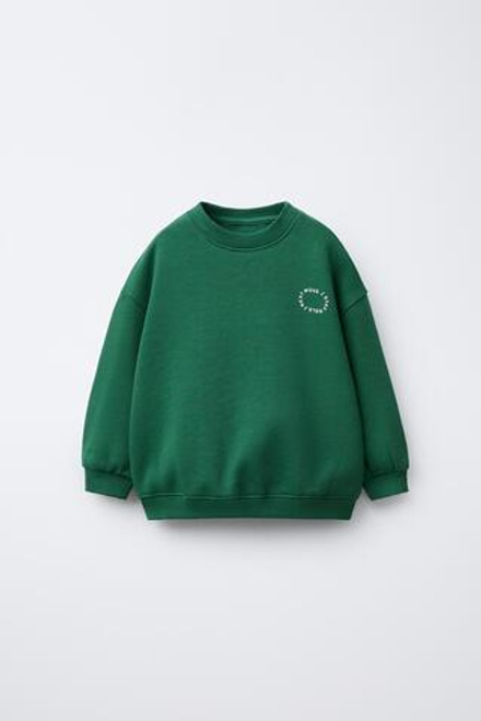 ZARA БАЗОВАЯ ТОЛСТОВКА, ЗЕЛЕНЫЙ