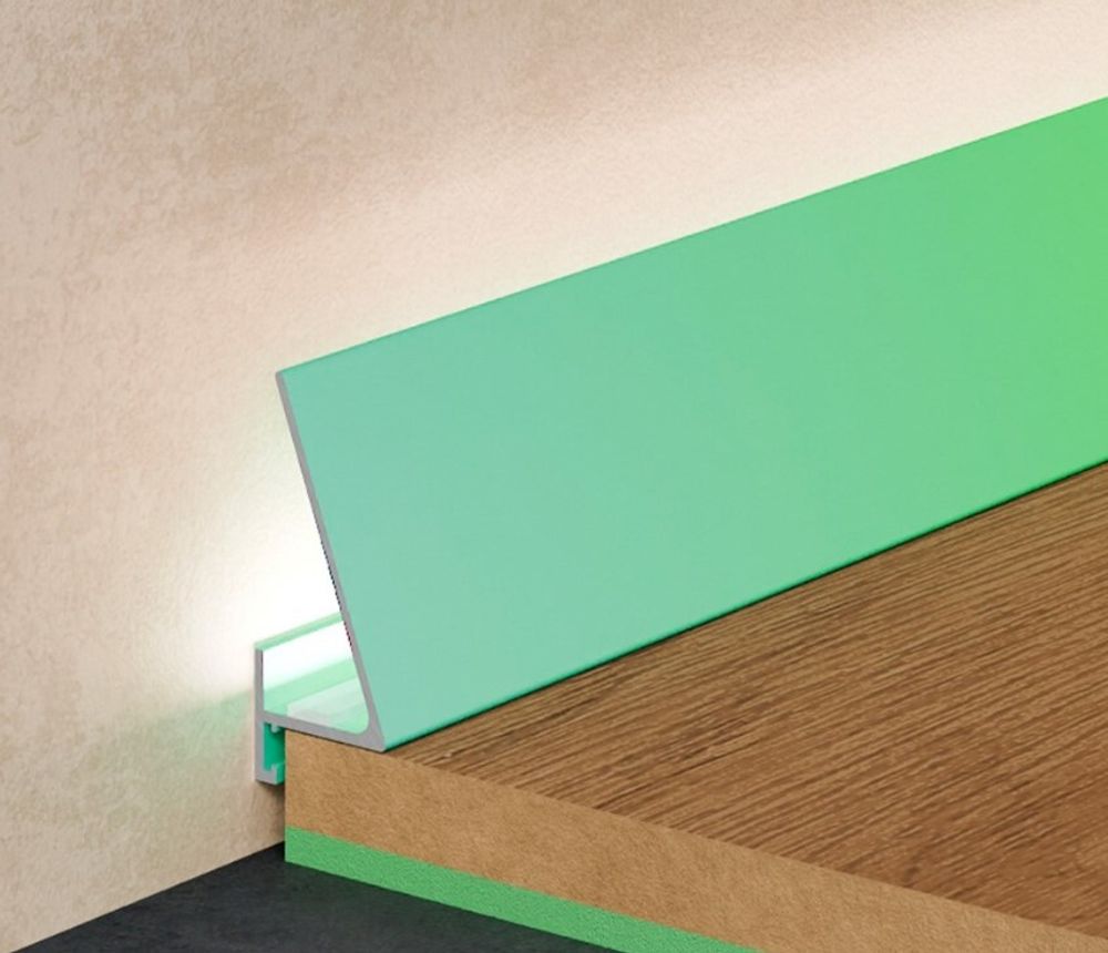 Щелевой плинтус Pro Design Corner 570 любой цвет, 2600x15,5x35 мм