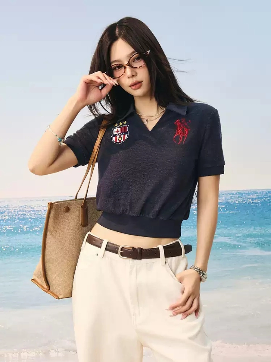 Женская рубашка-поло HARSHandCRUEL WMNS Crop Polo Shirt