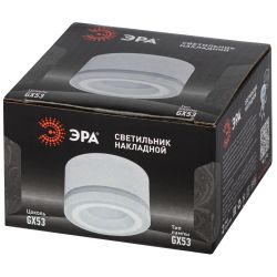 Светильник настенно-потолочный спот ЭРА OL51 WH GX53 IP20 белый | Накладные светильники