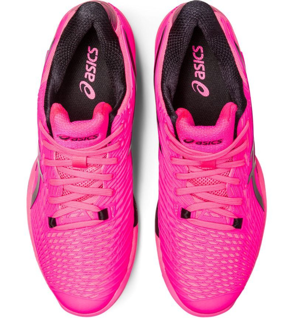 Мужские кроссовки теннисные Asics Solution Speed FF 2 Clay - hot pink/black