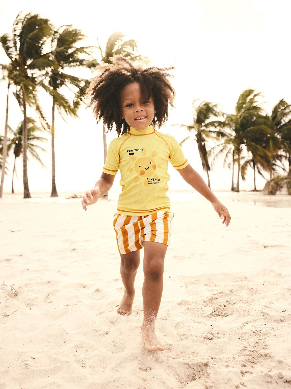 Костюм плавательный раздельный для мальчика Next E22-300, Желтый