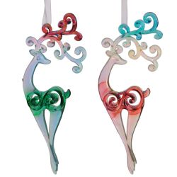 GAEM Украшение новогоднее "Олень", L7,5 W3 H18 см, 2в.