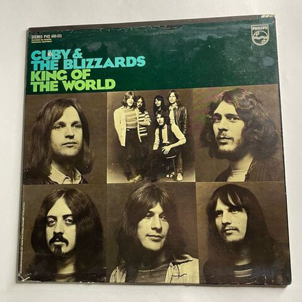 Винтажная виниловая пластинка LP Cuby and The Blizzards King Of The World (США 1970)