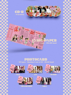 Альбом ITZY - CRAZY IN LOVE 1st Album 6 Version SET