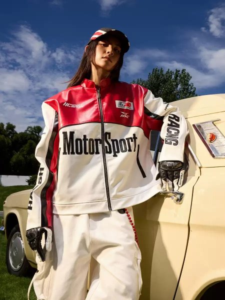 Кожаная куртка HARSHandCRUEL "Motorsport" Leather Racing Jacket