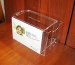 Ящик для пожертвований 215х150х150 с карманом и наклейкой