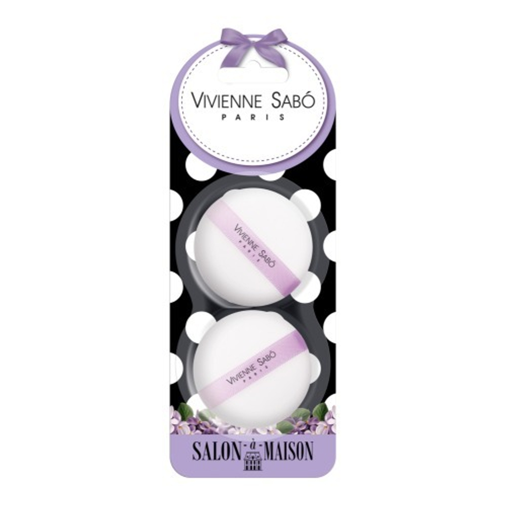 Vivienne Sabo Спонжи для макияжа Kit de Eponges de Maquillage en Velours, велюровые, набор (2шт)