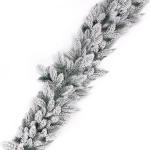 Гирлянда хвойная «Заснеженная» 2,0 м d=30 см, ПВХ, белое напыление