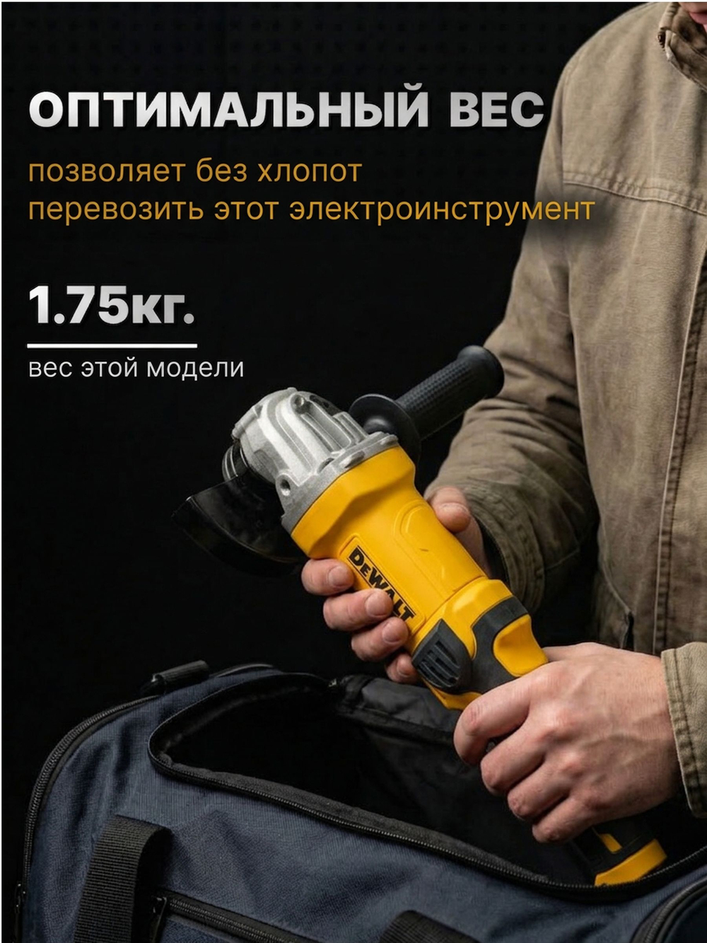 Болгарка 125 мм электрическая с регулировкой оборотов. УШМ. 11000 об/мин, 1600Вт