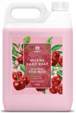Крем-мыло жидкое увлажняющее MILANA Спелая Черешня 5л 126405
