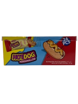 Маршмеллоу в форме Хот Дог ( 24шт по 12гр)