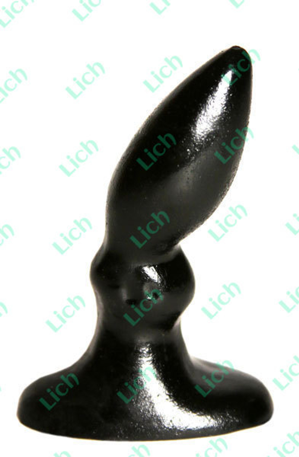 Изогнутая черная анальная пробка