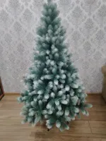 Ель искусственная «Русская Императрица голубая с белыми кончиками» (Литая хвоя) 250 см / 2,5 м