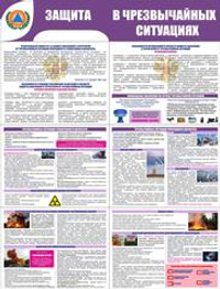 Информационный стенд "Защита в чрезвычайных ситуациях"
