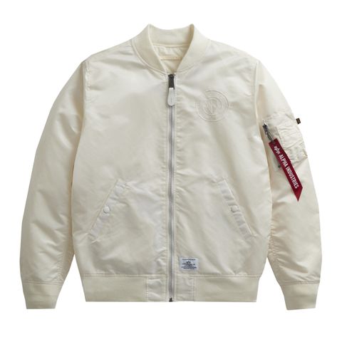 Бомбер Alpha Industries L-2B Blood Chit Gen II Off White (Белый)