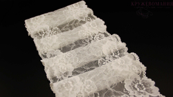 Эластичное кружево, ОПТ, 21 см, молоко (Арт: EK-2304), м