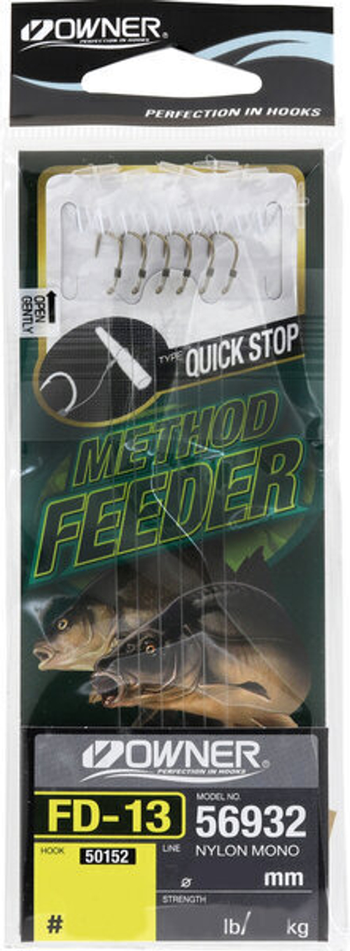 Крючок с поводком Owner FD-13 Q.STOP 08-0.22