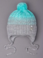 Шапка для мальчика осенняя с завязками