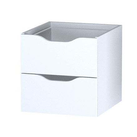 Фора модуль с двумя ящиками, 33*33*37 см, белый