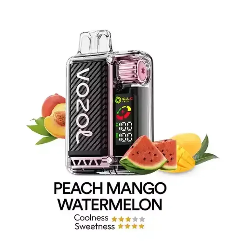 Vozol Vista 20000 - Peach Mango Watermelon (5% nic)