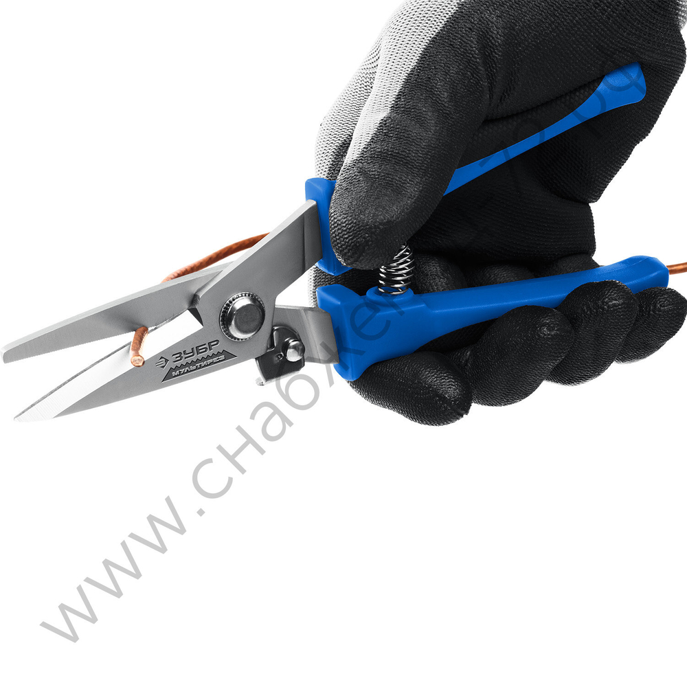 ЗУБР МУЛЬТИРЕЗ 200 мм, Универсальные технические ножницы (23215)