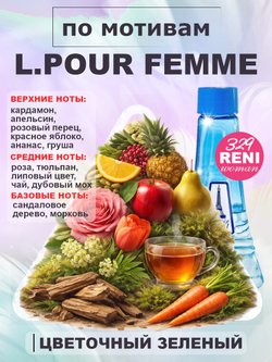 Pour Femme / Пур Фем духи женские RENI №329, флакон 100мл