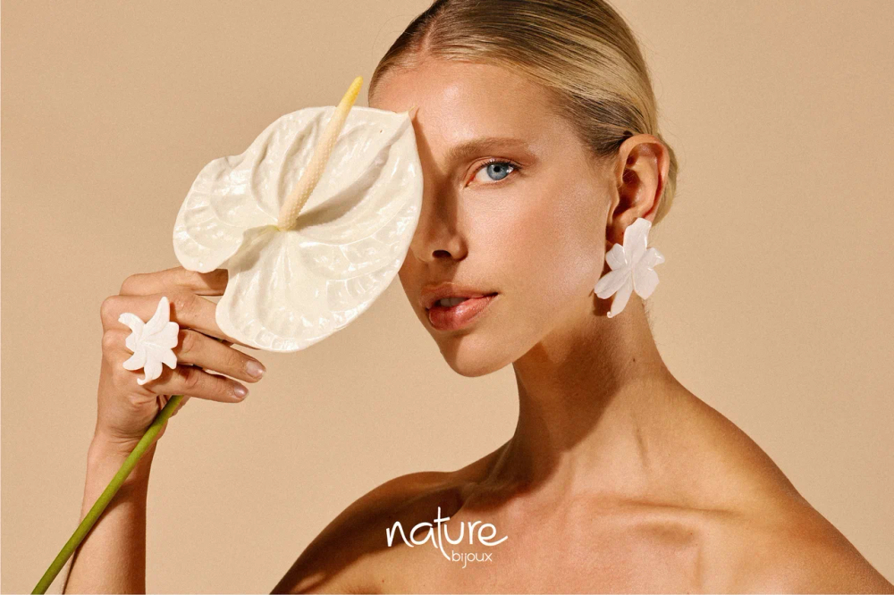 Кольцо Nature Bijoux, Lis Blanc, разъемное, с накладкой из перламутра, NB26.1-19-26020 (белый)