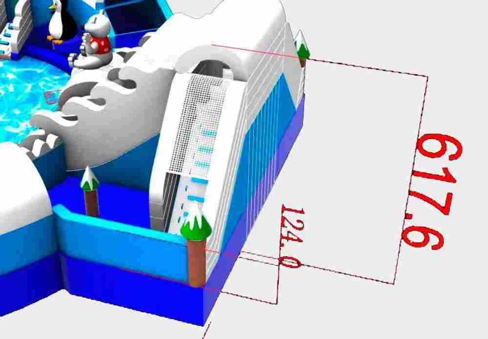 Наземный аквапарк «Морское царство» 21×20×6 м