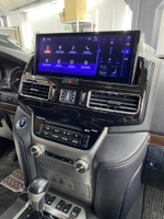 Магнитола для Toyota Land Cruiser 200 2015-2021 (с JBL и 360) - Radiola RDL-LC200-High монитор 12.3" на Android 12, 8/128Гб, CarPlay, 4G SIM-слот